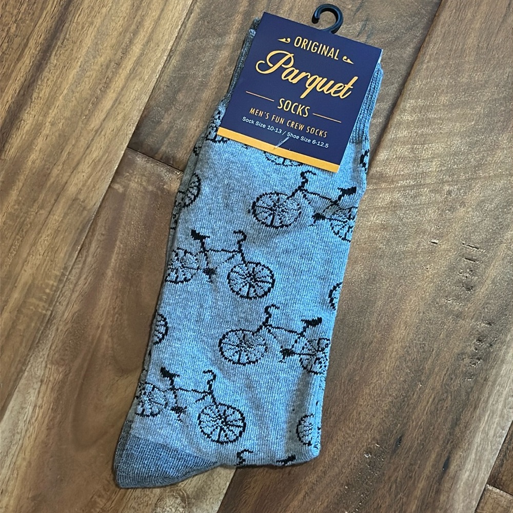 BICYCLE Mens Women’s Printed Crew Socks Novelty Gift Geeky Unisex